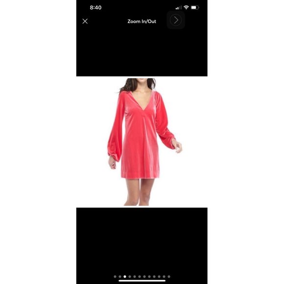 Free People MISHA VELVET MINIDRESS XSMALL - Picture 3 of 12